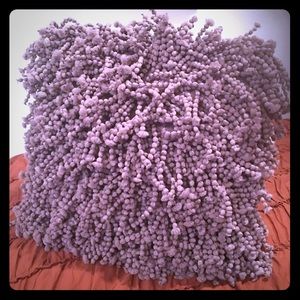 22x22 decorative fringe pillow with insert